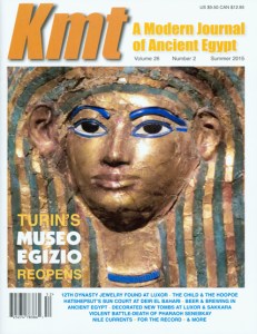 KMT Summer, 2015 “Beer & Brewing in Ancient Egypt”